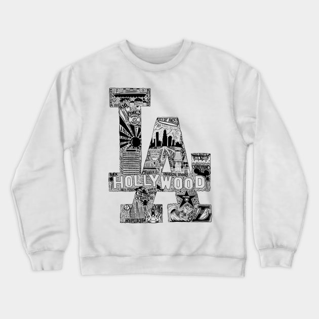 I love LA Crewneck Sweatshirt by TheDopestRobot